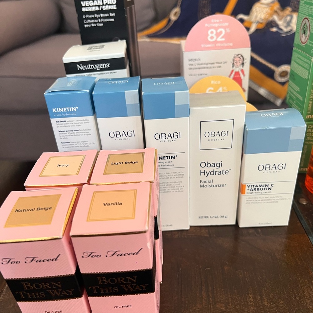 Obagi and Too Faced Skincare and Makeup Collection